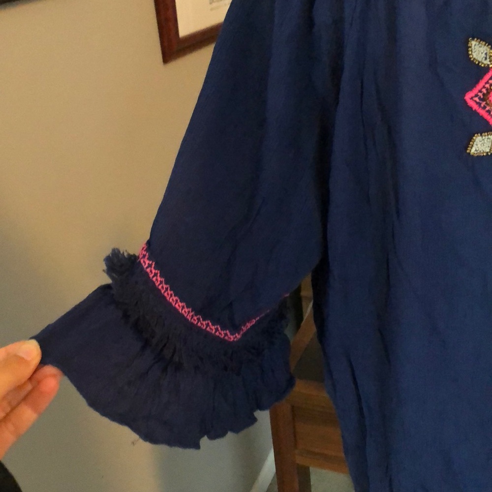 Pretty Boho Embroidered Floy Top by Lula Soul - Picture 5 of 7